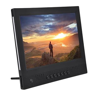 Imagem de Moldura Digital de 10 Polegadas - Tela LCD Touch 1024x600, Álbum Eletrônico para Amigos e Família, Máquina de Publicidade LED com Controle Remoto, Calendário, Relógio, Música(Preto + EUA)