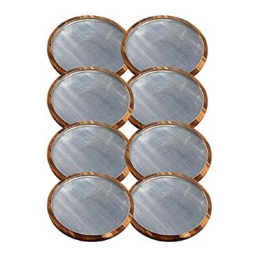 Imagem de Kit 2 Tábuas Suporte Madeira Pizza 40 cm Com Forma Alumínio