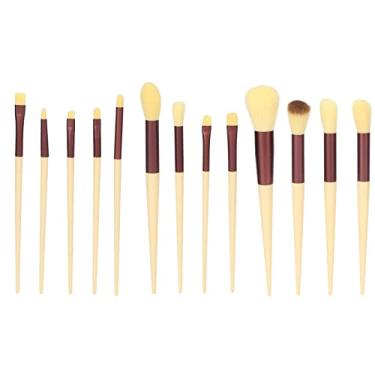 Imagem de Kit de pincéis de maquiagem para maquiagem e maquiagem para blusher em pó, conjunto completo de pincéis de maquiagem profissional com 13 peças