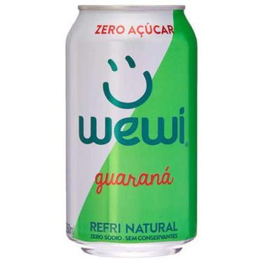 Imagem de Refrigerante Wewi Guaraná Zero Açúcar Natural Lata 350ml - Wewi