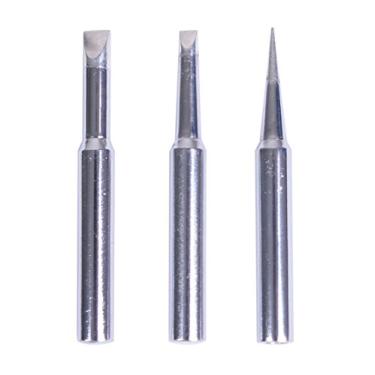 Imagem de Conjunto de 3 peças de substituição de ponta de ferro de solda ST3 ST4 ST7 para Weller WLC100, SPG40, SP40L, SP40N, SP40NUS, SP40NKUS, WP25, WP30, WP35