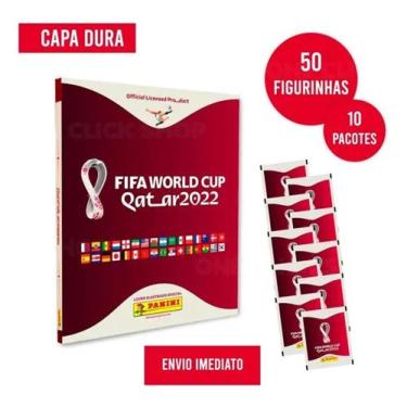 Imagem de Álbum Capa Dura Da Copa Do Mundo 2022 Qatar + 50 Figurinhas - Panini