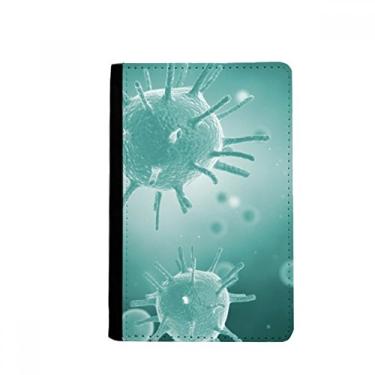 Imagem de Porta-passaporte padrão de imagem de célula de criatura porta-cartões Notecase Burse capa carteira porta-cartão, Multicolor