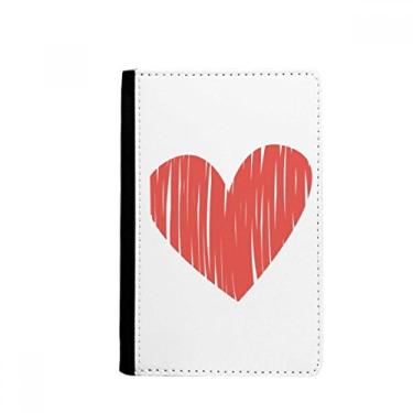 Imagem de Porta-passaporte para o dia dos namorados com grafite de coração notecase burse capa carteira porta-cartão, Multicolor