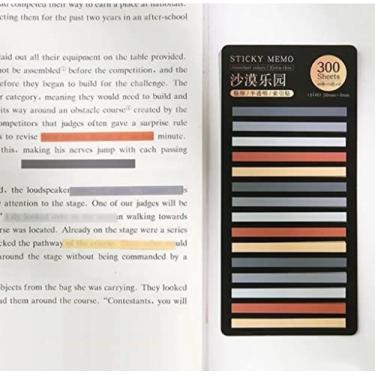 Imagem de Marcador de linhas adesivo com 300 notas- design diversos (Paraiso no deserto)