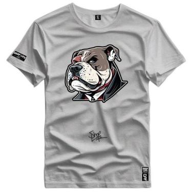 Imagem de Camiseta Coleção Face Animals Luke Pitbull Angry Shap Life