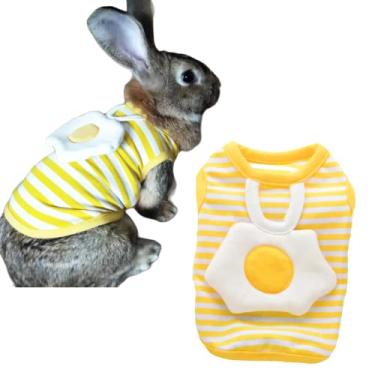 Imagem de Barn Eleven Roupas de Coelho Fofo Fantasia de Páscoa Amarelo Unissexo PP a GG