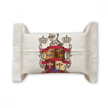 Imagem de Bolsa de linho de algodão com emblema medievais Cavaleiros da Europa