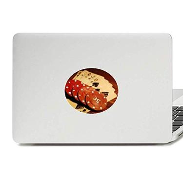 Imagem de Adesivo de notebook com emblema de vinil para foto de jogo com ficha vermelha