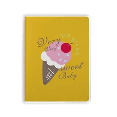 Imagem de Diário de capa macia para caderno de sorvete doce Cherry Sweet Baby