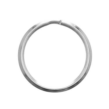 Imagem de Anéis de chave Paracord Planet Split – Aço com acabamento em níquel – Variedade de tamanhos e pacotes – Chaveiro com etiquetas de joias DIY