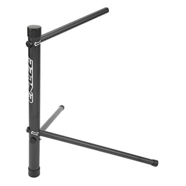 Imagem de Rack de Armazenamento de Bicicleta, Liga de Alumínio 44 Lb Rolamento Estável Suporte de Estacionamento de Chão de Bicicleta para Ambientes Internos Ao Ar Livre (Preto)