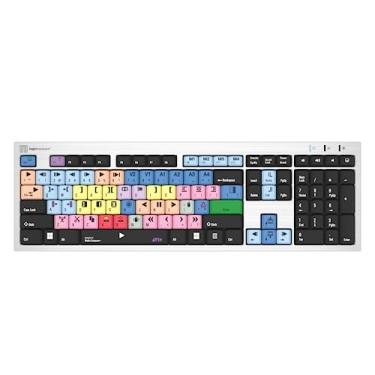 Imagem de Logickeyboard 'Slimline' projetado para uso com o Avid Media Composer no PC Windows • Layout 'Classic' • p/n LKBU-MCOM4-AJPU-US