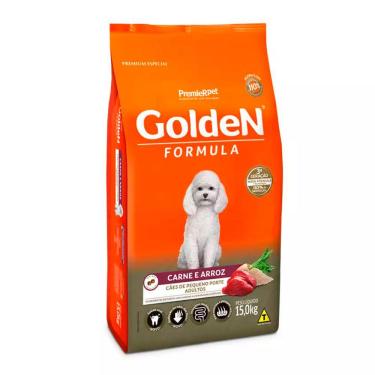 Imagem de Ração Golden Fórmula Cães Adultos Mini Bits Carne E Arroz - 15Kg