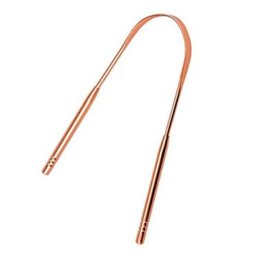 Imagem de Raspador De Língua Elimina Bactérias E Mau Hálito Previne Contra Cáries E Infecções Melhora Higiene Bucal LINHA PREMIUM DUPIN