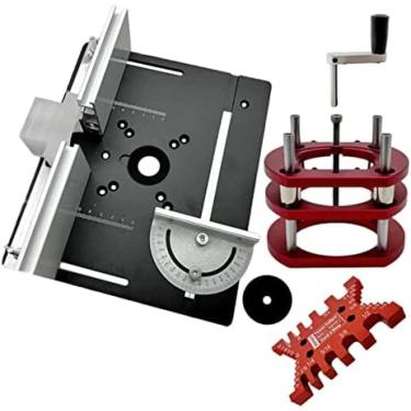 Imagem de Roteador Elétrico Para Palma Da Mão Roteador Para Carpintaria Sistema De Elevação E Placa Superior De Alumínio Para Motores De 65 Mm De Diâmetro Aparador De Bancada Máquina De Gravação Ferramentas