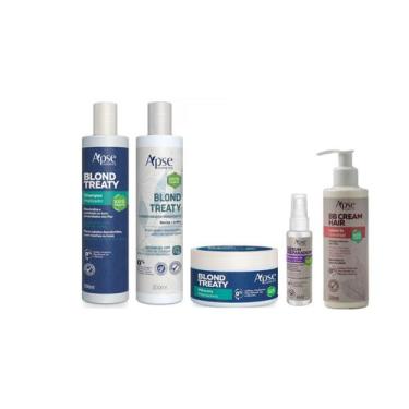 Imagem de Apse Blond Treaty Shampoo E Máscara E Condicionador + Bb Cream + Sérum