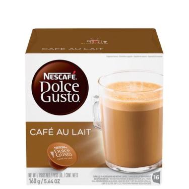 Imagem de Kit 3 Nescafe Dolce Gusto Cafe Au Lait 160G - Nescafé