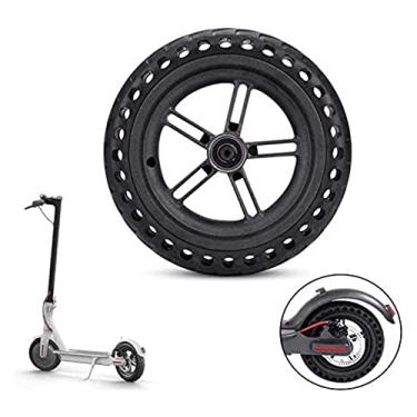 Imagem de Rodas de substituição de scooter, pneus de scooter elétricos, motor e estrutura de favo de mel à prova de explosão, conjunto de pneus de roda antiderrapante, substituição para scooter elétrica M365