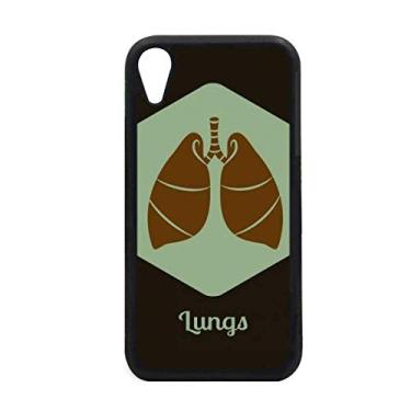 Imagem de Órgãos pulmões para iPhone XR Capa para proteção de telefone Apple