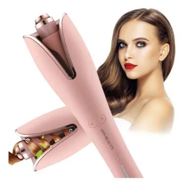 Imagem de Modelador espiral automático de íon negativo em cerâmica rosa