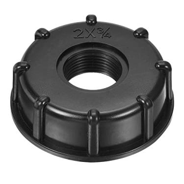 Imagem de PATIKIL Adaptador tote IBC 60 mm rosca grossa 3/10.2 cm, conector de plugue de drenagem de 275-330 galões para mangueira de jardim de tanque de água