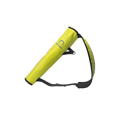 Imagem de Bowqier Suporte de aljava de flecha verde para flechas de tiro com arco, bolsa de transporte suspensa na cintura para tiro com arco - Cinto de nylon ajustável para caça com arco e prática ao alvo para jovens e adultos (GN)