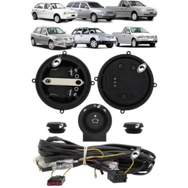 Imagem de Kit Retrovisor Simples Gol Saveiro Parati G2 e G4 Tragial