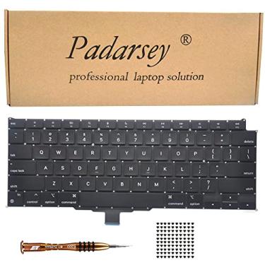 Imagem de Pardarsey Teclado de substituição compatível com MacBook Air Retina de 13 polegadas M1 A2337 layout do final de 2020 ano nos EUA + parafusos de teclado + chave de fenda