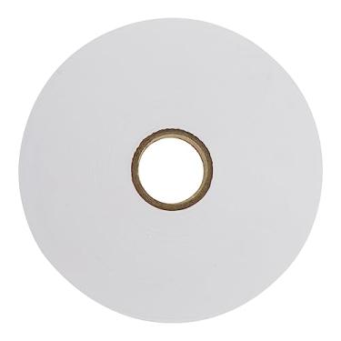 Imagem de 1 rolo de etiqueta de pano para roupas em branco Etiquetas de ferro em etiquetas de sublimação para nomes de roupas Etiquetas de ferro em etiquetas de tecido para roupas Etiquetas de nome Etiquetas de