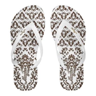 Imagem de Kit Casual Feminino Arabescos com Bolsa, Necessaire e Chinelo, Magicc