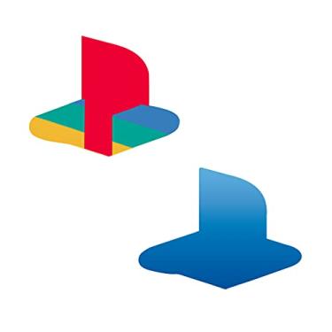 Imagem de Adesivo Retrô – Decalque de Vinil Brilhante Compatível com PS5 (pacote com 2)