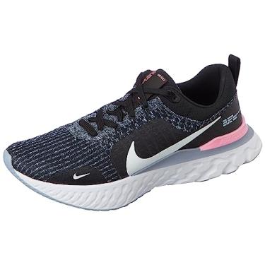 Imagem de Nike Tênis masculino React Infinity Run Flyknit 3, Preto futebol cinza cinza ardósia, 41