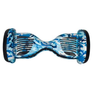 Imagem de Hoverboard Skate Elétrico 10 Polegadas Azul Camuflado Led Bluetooth Brinovar