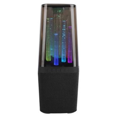 Imagem de Alto-falante Bluetooth Portátil, Alto-falante Sem Fio de Mesa Com Porta USB AUX Alto-falante Sem Fio RGB Portátil para Parque de Mesa Ao Ar Livre, Viagem de Acampamento, Festa na