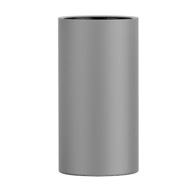 Imagem de Vaso Fibra De Vidro Vietnamita Vitrificado Cilindro Decorativo 70x36cm (Preto Fosco)