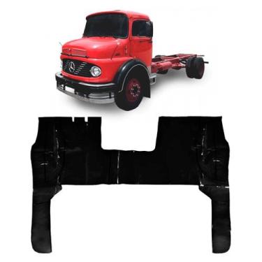 Imagem de Tapete Caminhão Mercedes Benz 1113-1513 Em Vinil Assoalho - MANOS TAPE
