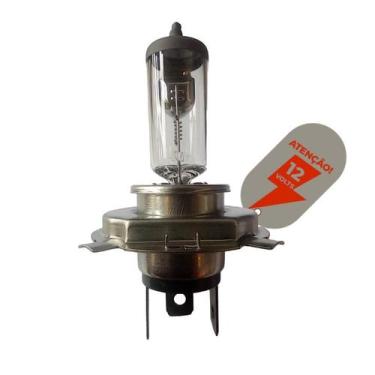 Imagem de Lâmpadas h4 halógena 12v 60/55w - p43t-38 - branca - FLASH TRUCK
