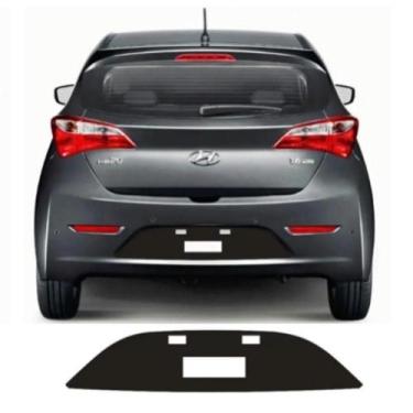 Imagem de Adesivo Carro Para-Choque Traseiro Placa Hyundai Hb20 Hatch - X11 Auto