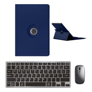 Imagem de Capa Giratória Compativel Para Galaxy Tab A9 Plus + Teclado E Mouse - 