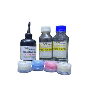 Imagem de Kit Resinagem Eternização 145g DoceElo Joias Vip Resinas