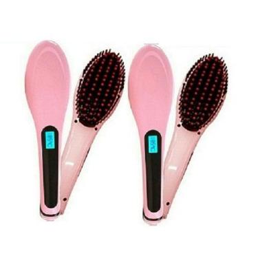 Imagem de Kit com 2 Escovas Alisadora Elétrica Chapinha - Pura Beleza/maximus, B