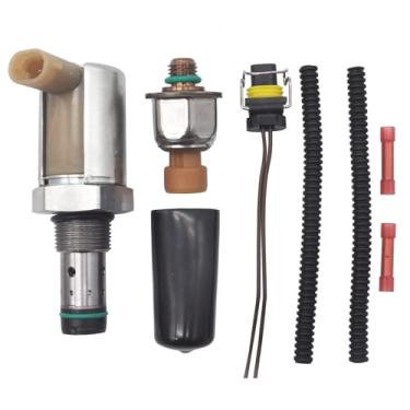 Imagem de OYEAUTO Válvula IPR 6.0 Powerstroke Injetor Regulador de Pressão e Sensor de Controle ICP CM5126 5C3Z9C968CA Compatível com Ford Super Duty F250 F350 F450 F550 E350 E350 E450 6.0L Diesel Turbocharged