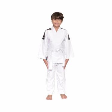 Imagem de Kimono Judô / Jiu Jitsu Reforçado Infantil Marca Aranha, M0, Branco