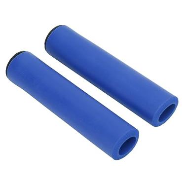 Imagem de Punhos de Guiador de Espuma, Punhos de Guiador de Silicone Leves Com Resistência a Choques e Suor, para Mtb, Ciclismo de Estrada, Engrenagem Fixa (1 par de azul)