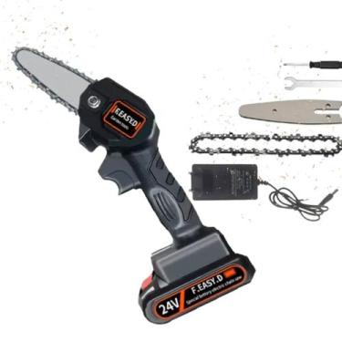 Imagem de Moto Serra Portátil Profissional Bateria Recarregável - 24V