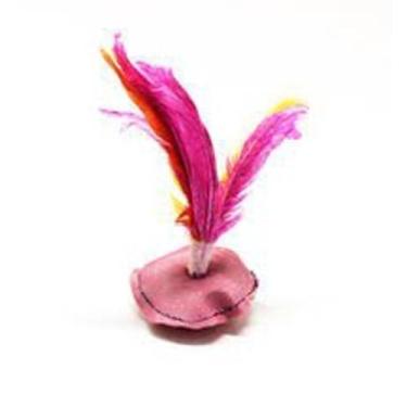 Imagem de Peteca com penas colors na solapa cor sortida - fu xing