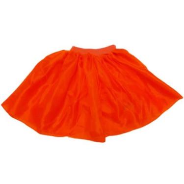 Imagem de Saia De Tule Infantil Laranja Tamanho Único - Magic Fantasy