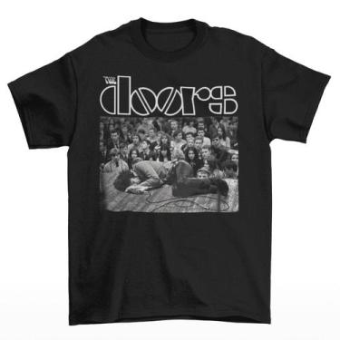 Imagem de Camiseta Premium em Algodão Banda de Rock The Doors Unissex Camisa. - 