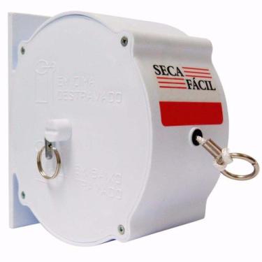 Imagem de Varal de Parede Recolhivel Seca Facil 30 Metros Trevisan Branco - Aman